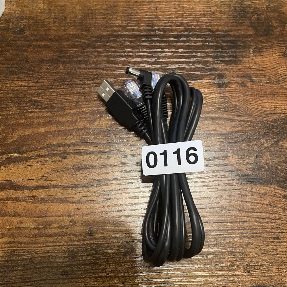 ✅USB to RJ45 Programming Cable DC Power Plug FTDI Router Console #️⃣0116